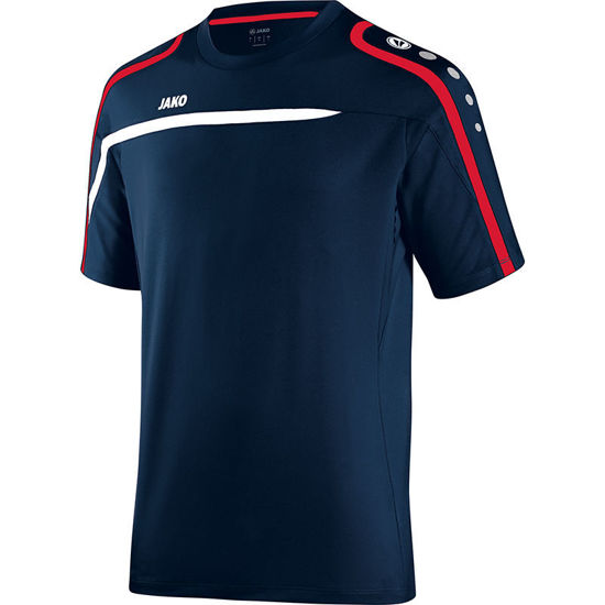 Afbeeldingen van JAKO T-shirt Performance marine/wit/rood (6197/09) - SALE